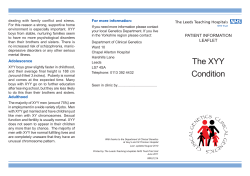 the XYY Condition - Leeds Pathology