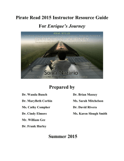 Pirate Read 2015 Instructor Resource Guide For