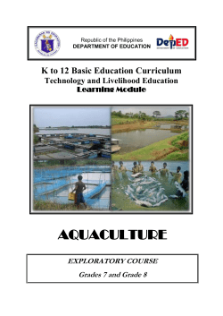 aquaculture - DepEd Bataan