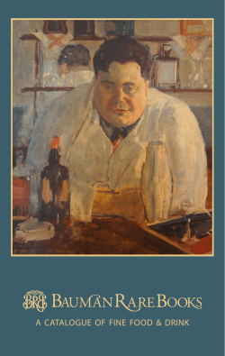 Fine Food Drink - Bauman Rare Books