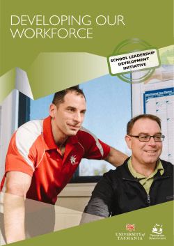 developing our workforce - Professional Learning Institute