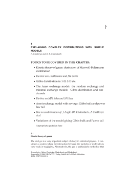 Kinetic theory of gases: derivation of Maxwell