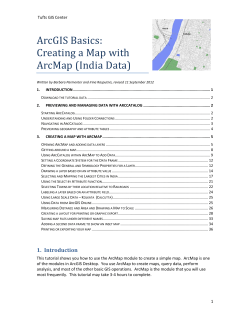 ArcGIS Basics 2: Creating a Map with ArcMap (India Data)