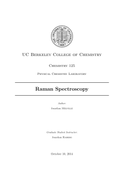 Raman Spectroscopy
