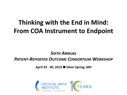 Thinking with the End in Mind