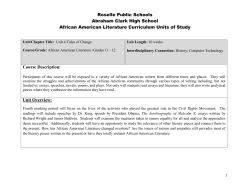 Unit 4 Tides of Change - Roselle Public Schools