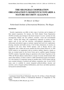 the shanghai cooperation organisation`s