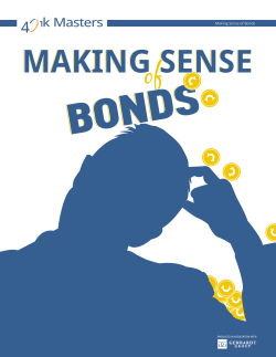 Making Sense of Bonds - Gebhardt Group, Inc.