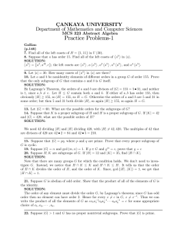 Here are SOLUTIONS to selected practice problems