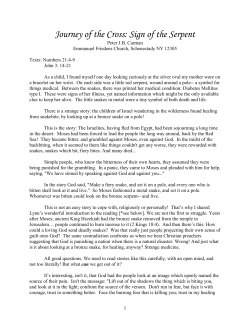 Journey of the Cross: Sign of the Serpent - Emmanuel