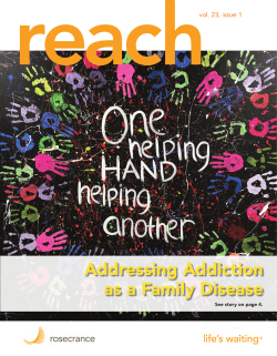 Reach Vol. 23, Issue 1 - Rosecrance Health Network