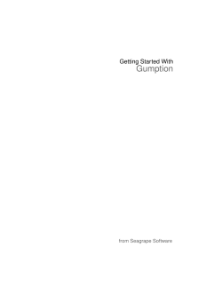 Getting Started with Gumption