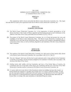 Morris County Democratic Committee