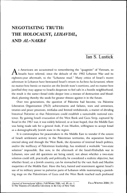 negotiating truth: the holocaust - Penn Arts and Sciences