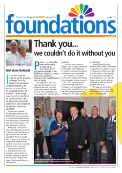 Foundations Issue 2 - Rotherham NHS Foundation Trust
