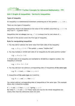 Further Concepts for Advanced Mathematics