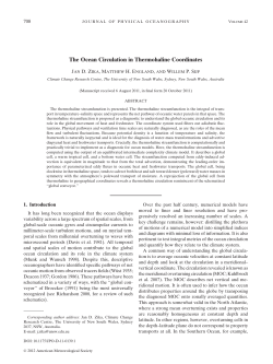 The Ocean Circulation in Thermohaline Coordinates
