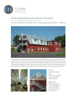 Sweet Briar Barn for Artists` Studios C.L. LEWIS