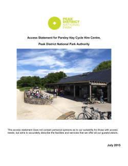 Parsley Hay - Peak District National Park Authority