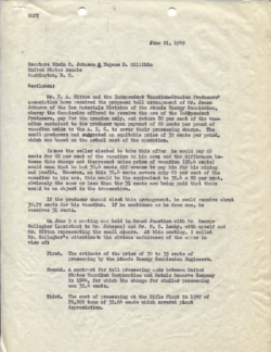 COM` of 60 cents per pound of