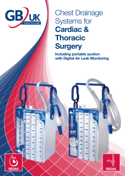 GBUK Redax Chest Drain Brochure