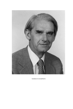 norman hampson - British Academy