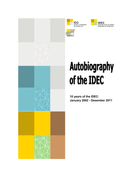 Autobiography of the IDEC