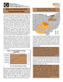 Ohio on Track to Lose Two Congressional Seats