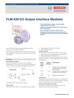 FLM‑420‑O2 Output Interface Modules