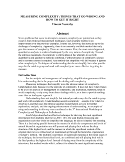 Abstract Introduction