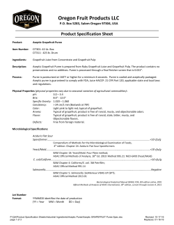 Oregon Fruit Products LLC