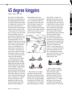 45 degree kingpins