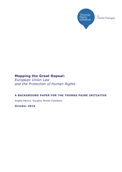 Mapping the Great Repeal: European Union Law and