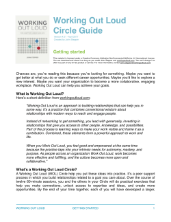 Circle Guide - Working Out Loud
