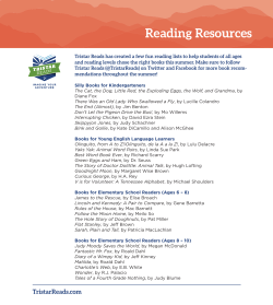 Reading Resources - Tennesseans for Student Success
