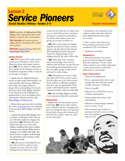 Service Pioneers