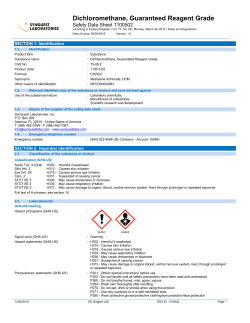 Dichloromethane, Guaranteed Reagent Grade