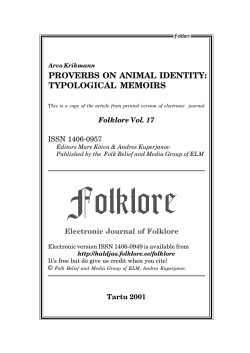 Proverbs On Animal Identity