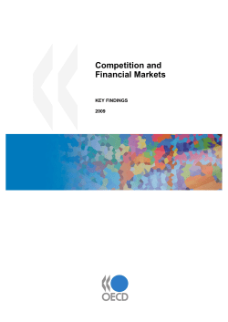 Competition and Financial Markets