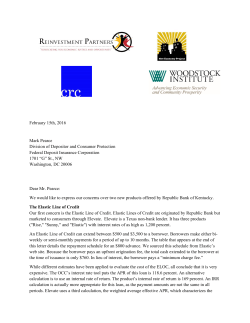 Letter to the FDIC (Feb. 15, 2016)