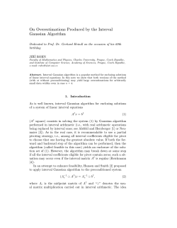 On Overestimations Produced by the Interval