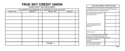 Share Draft Reconcilement Form