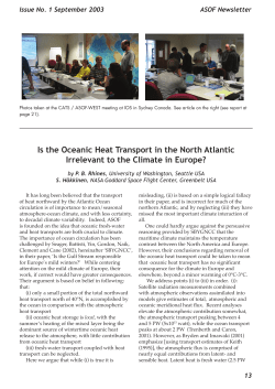Is the Oceanic Heat Transport in the North Atlantic