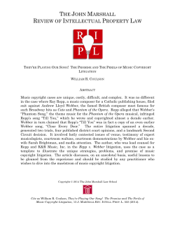 They`re Playing Our Song! The Promise and The Perils of Music