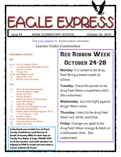 Red Ribbon Week October 24-28
