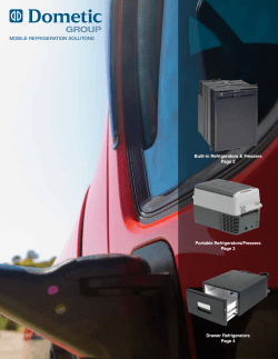 CR Series Refrigerators/Freezers
