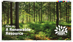A Renewable Resource