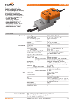 Technical data sheet SHK24A