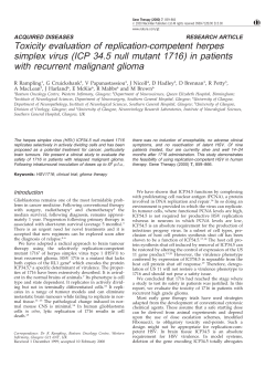 Toxicity evaluation of replication-competent herpes simplex