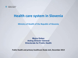 Health care system in Slovenia